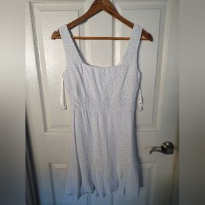 Forever New b&w polka dot mini dress